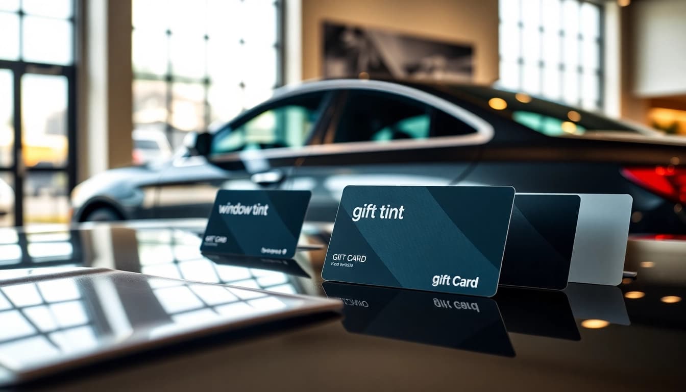 Shop the exclusive window tint gift card to enhance your car's aesthetic with premium window tint.