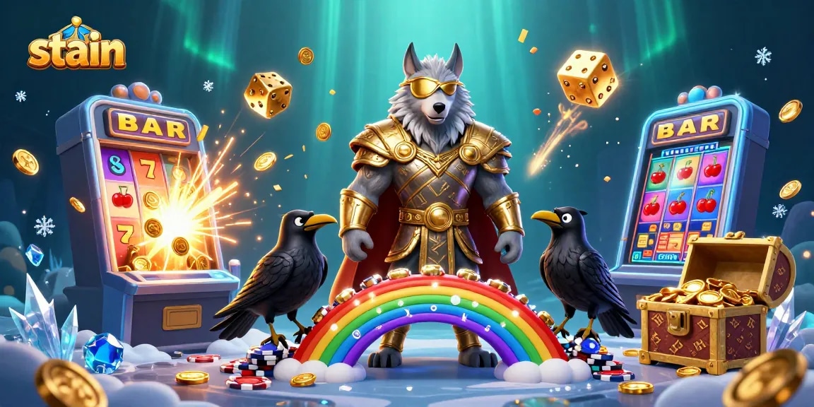 Play and win at the casino with a glowing stain of success from jackpot slots.