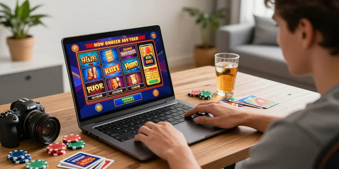 Engaging player at https://brcs.co.uk enjoying vibrant online gaming experience with credit card casinos.