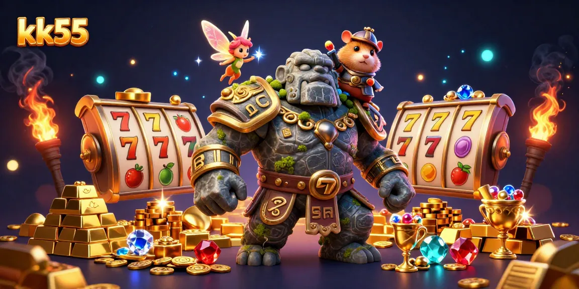 Engage in exciting slots adventure with kk55, exploring vibrant treasures and magical characters.
