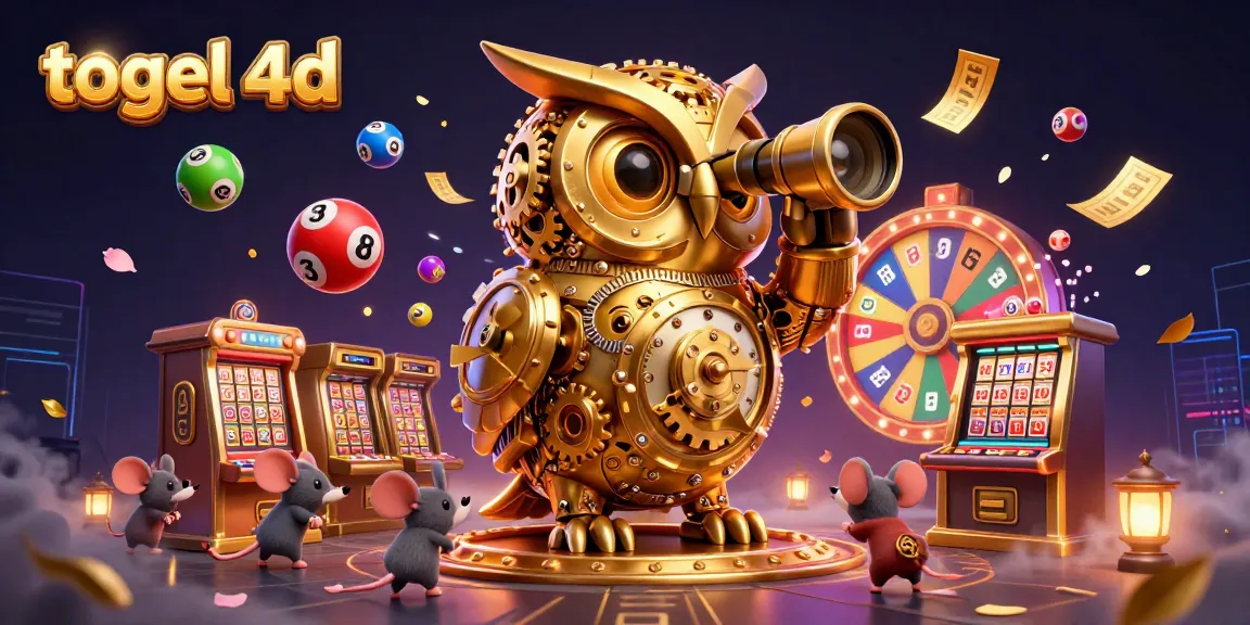 Engage with togel 4d as vibrant lottery balls and golden tickets animate a colorful casino scene.