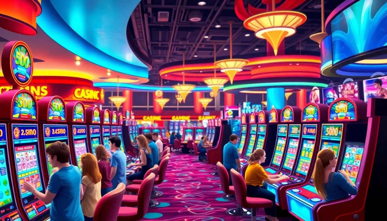 เล่นเกมสล็อตที่ https://slotxo.us.com/ ด้วยตู้สล็อตที่มีสีสันและบรรยากาศคาสิโนที่น่าตื่นเต้น