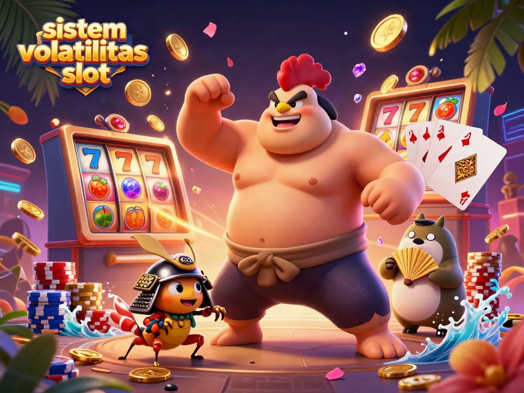 Menangkan sistem volatilitas slot dengan karakter unik dalam suasana kasino yang penuh warna.