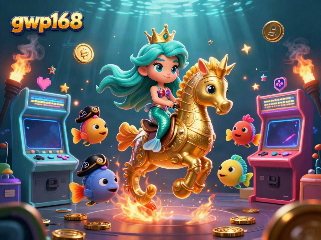 GWP168 menghadirkan putri duyung beraksi di dunia slot yang menawan.