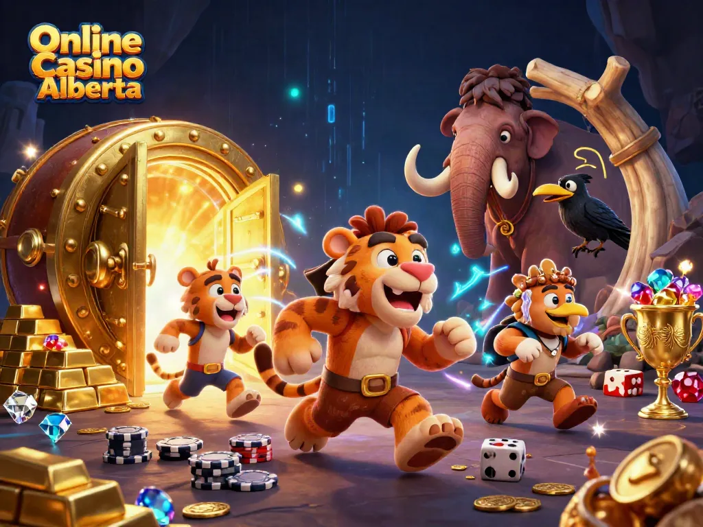 Engage in exhilarating gameplay at Online Casino Alberta with vibrant, rich gaming scenes.