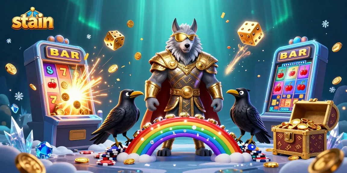 Play and win at the casino with a glowing stain of success from jackpot slots.