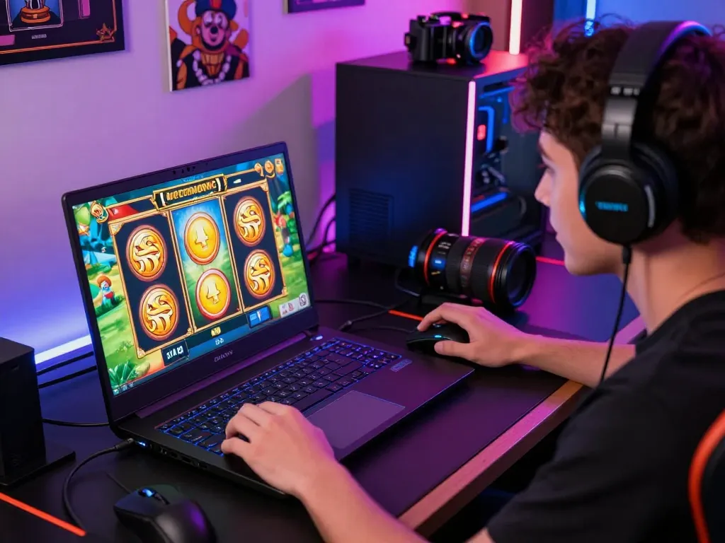 Momen gaming yang mengasyikkan menampilkan keterlibatan dengan danamax777 daftar, dengan grafis permainan yang hidup dan pengaturan yang imersif.