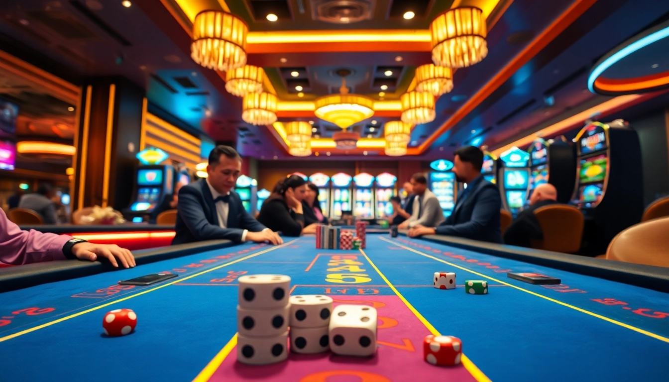 Experience the excitement of a crypto casino Malaysia with dynamic gaming scenes and vibrant visuals.
