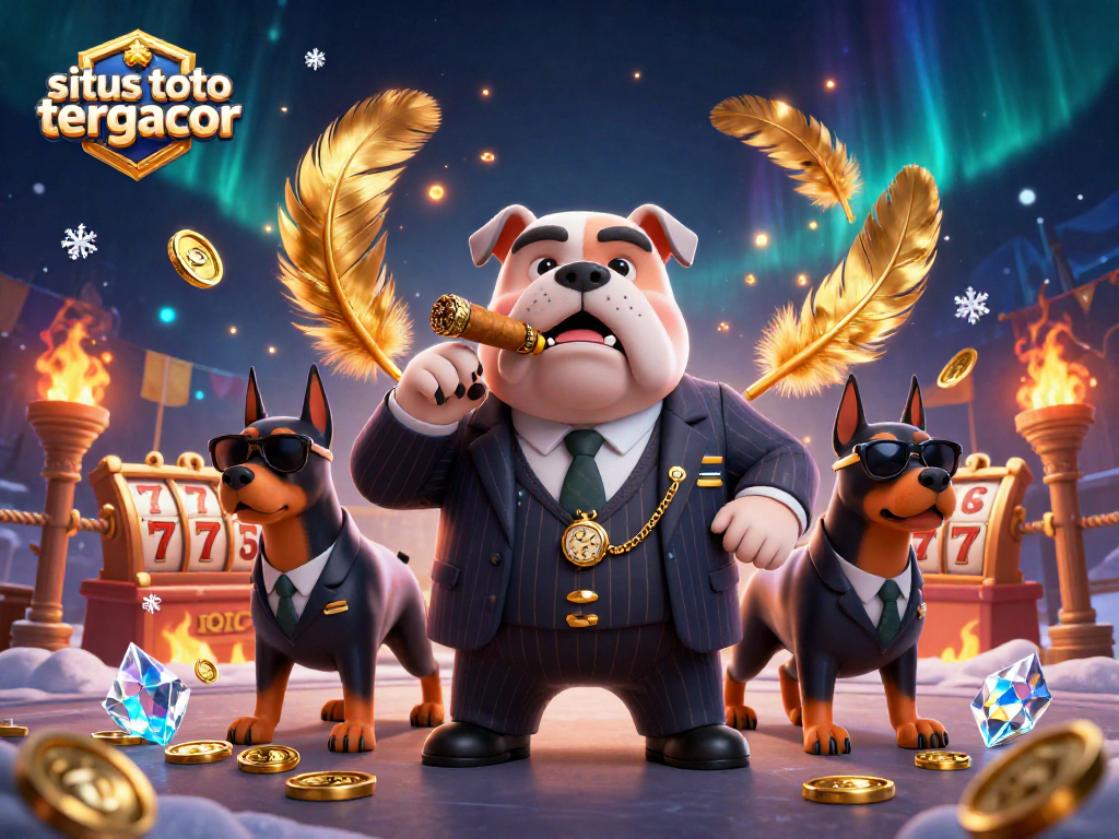 Experience big wins with situs toto slot tergacor in this vibrant 3D casino illustration.