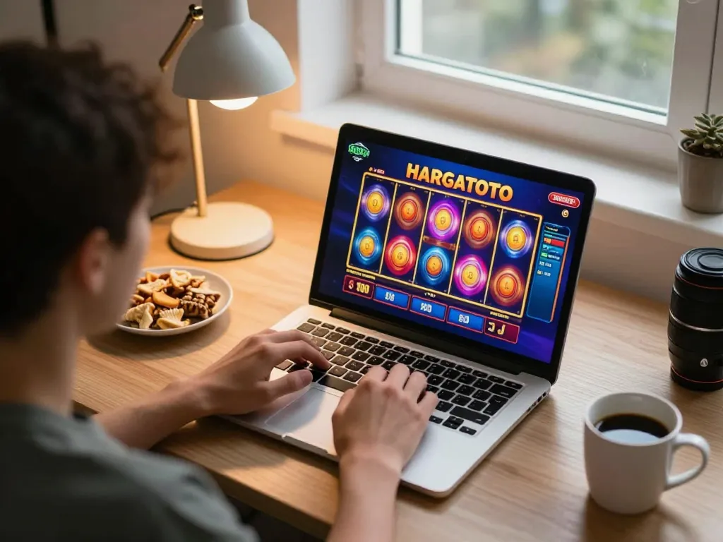 Jelajahi slot RTP tinggi di HARGATOTO sambil menikmati malam permainan seluler yang nyaman di rumah.
