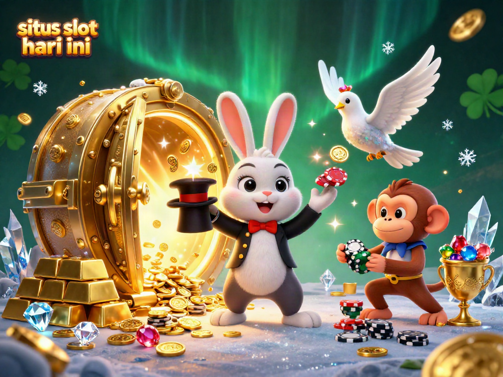 Permainan menarik di situs slot gacor hari ini dengan karakter magis dan harta berkilauan.