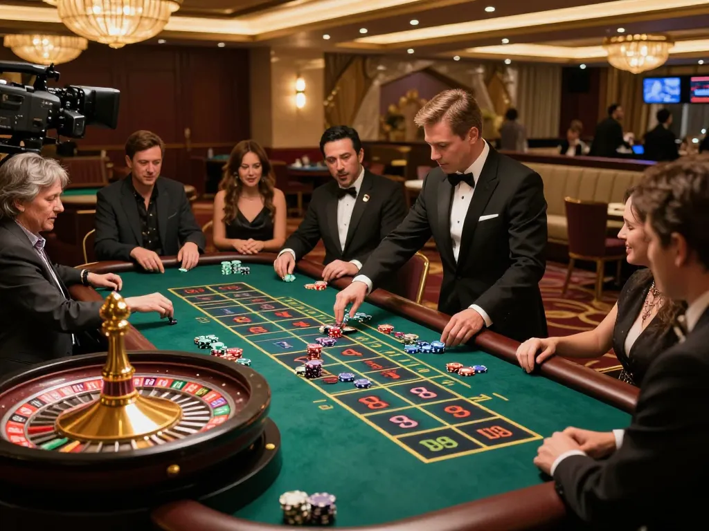 Players engaged at the roulette table at MM 99, showcasing excitement and strategy.