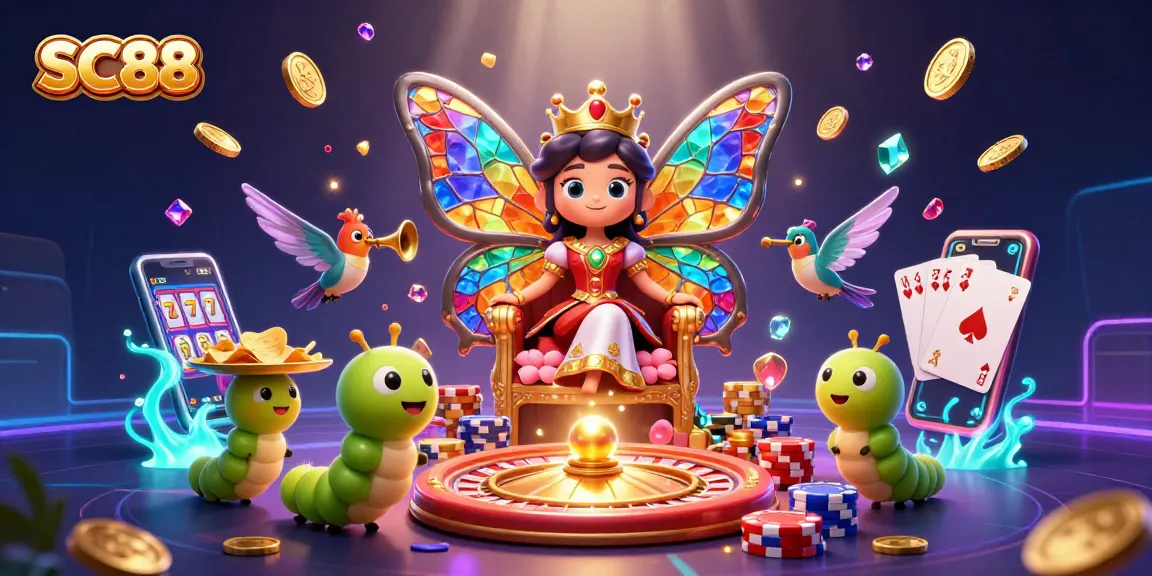 Join the SC88 gaming adventure with vibrant characters and dynamic casino elements.