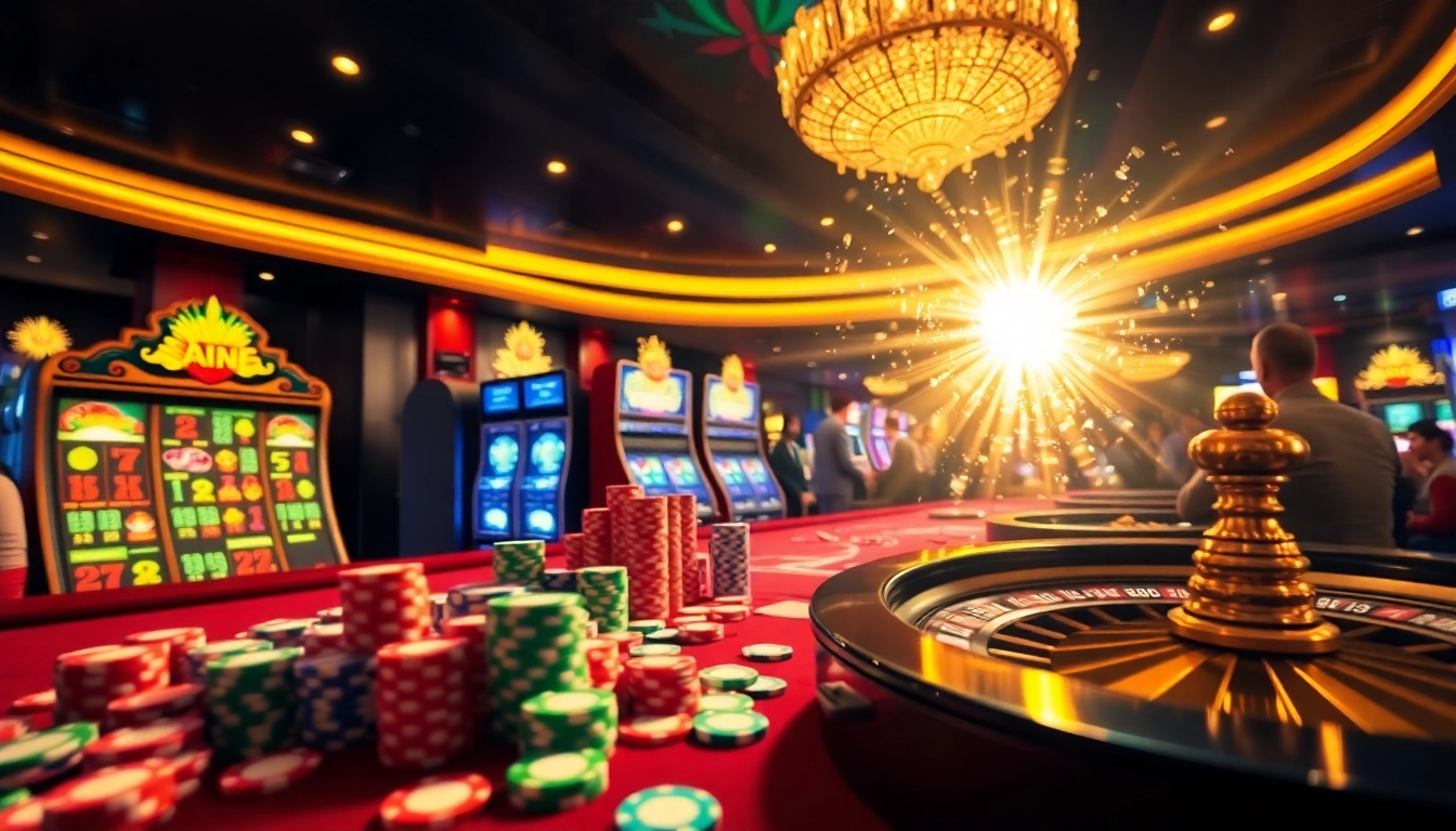 Engage with thrilling games at situs judi slot featuring vibrant slot machines and exciting poker action.