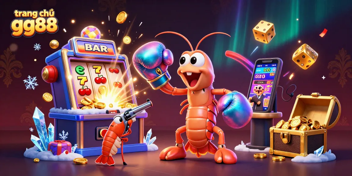 Experience the excitement of trang chủ gg88 with colorful jackpots, cartoon characters, and casino action.